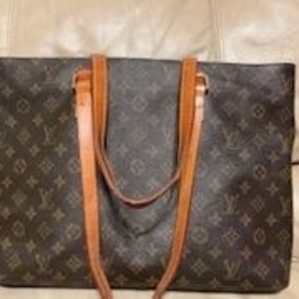 Louis Vuitton Brown Monogram Zip Pouch with Gold Hardware